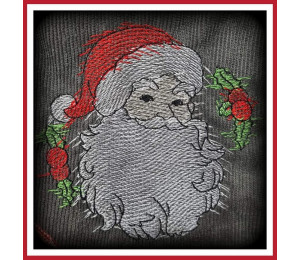 Stickdatei - Weihnachtsmannkopf